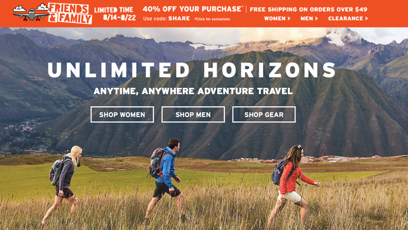 40% Off Sitewide | Eddie Bauer | Promo code SHARE